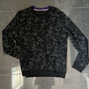 Size 5 Gray + Silver Ted Baker Crew Neck Sweater